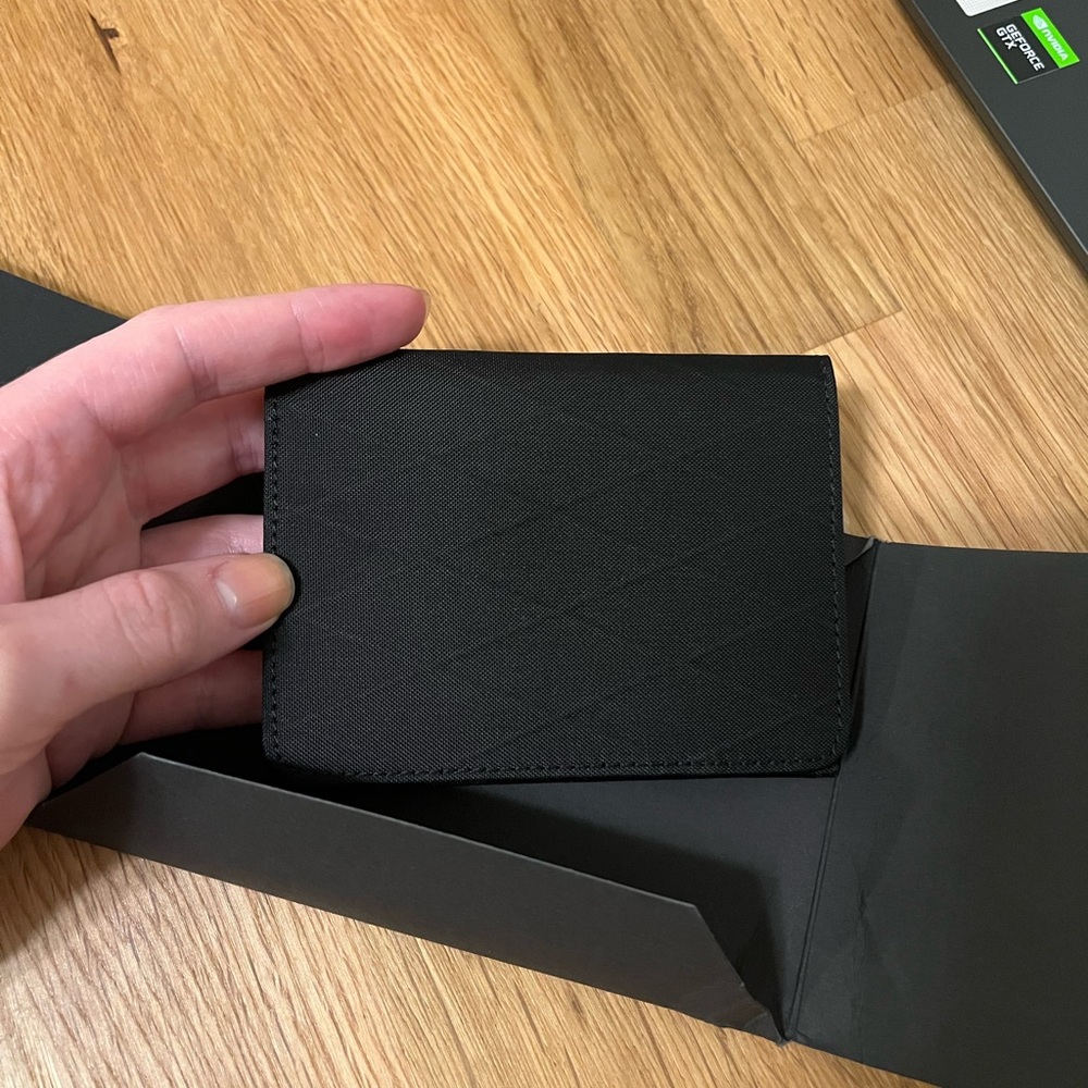 Matte Black Flexible Key and Card Holder